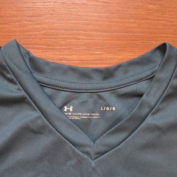 Lot 2 Under Armour Men’s Short Sleeve V-Neck sz L - Picture 4 of 8